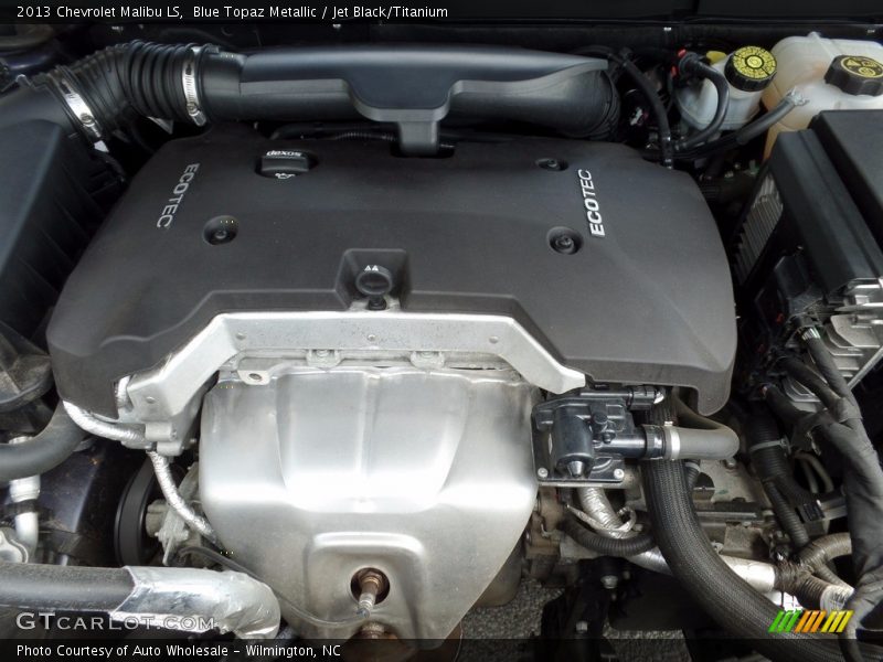 Blue Topaz Metallic / Jet Black/Titanium 2013 Chevrolet Malibu LS