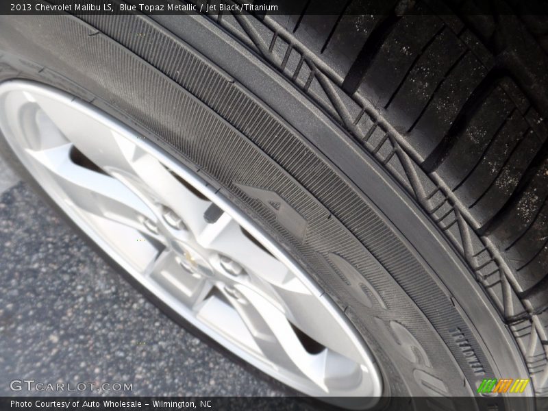 Blue Topaz Metallic / Jet Black/Titanium 2013 Chevrolet Malibu LS