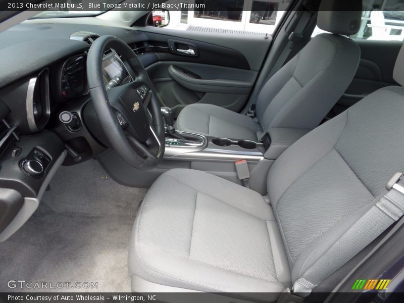Blue Topaz Metallic / Jet Black/Titanium 2013 Chevrolet Malibu LS