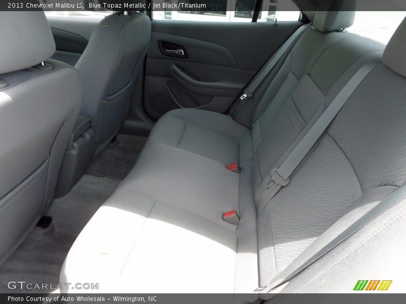 Blue Topaz Metallic / Jet Black/Titanium 2013 Chevrolet Malibu LS