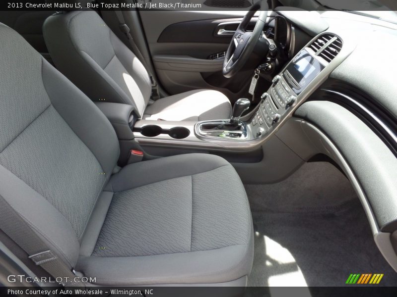 Blue Topaz Metallic / Jet Black/Titanium 2013 Chevrolet Malibu LS