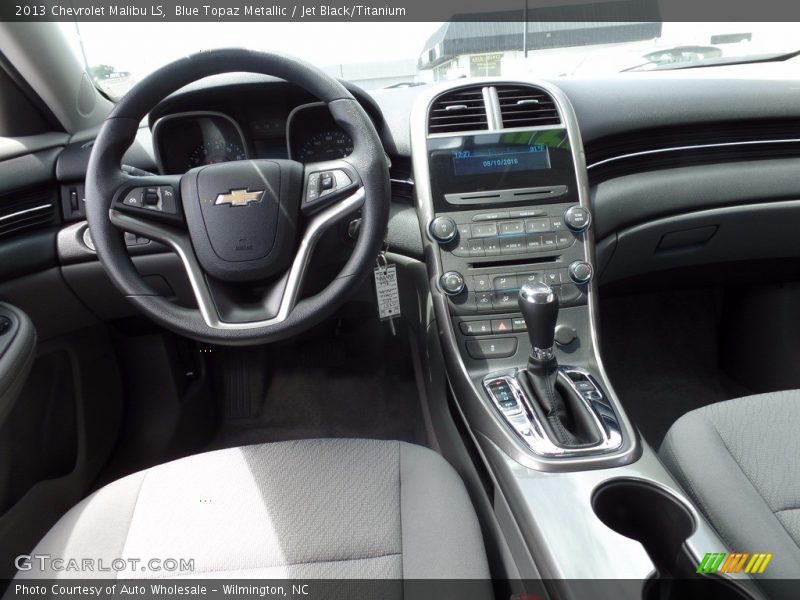 Blue Topaz Metallic / Jet Black/Titanium 2013 Chevrolet Malibu LS