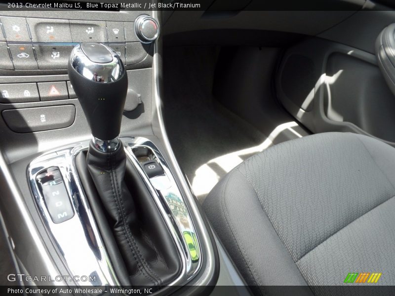 Blue Topaz Metallic / Jet Black/Titanium 2013 Chevrolet Malibu LS
