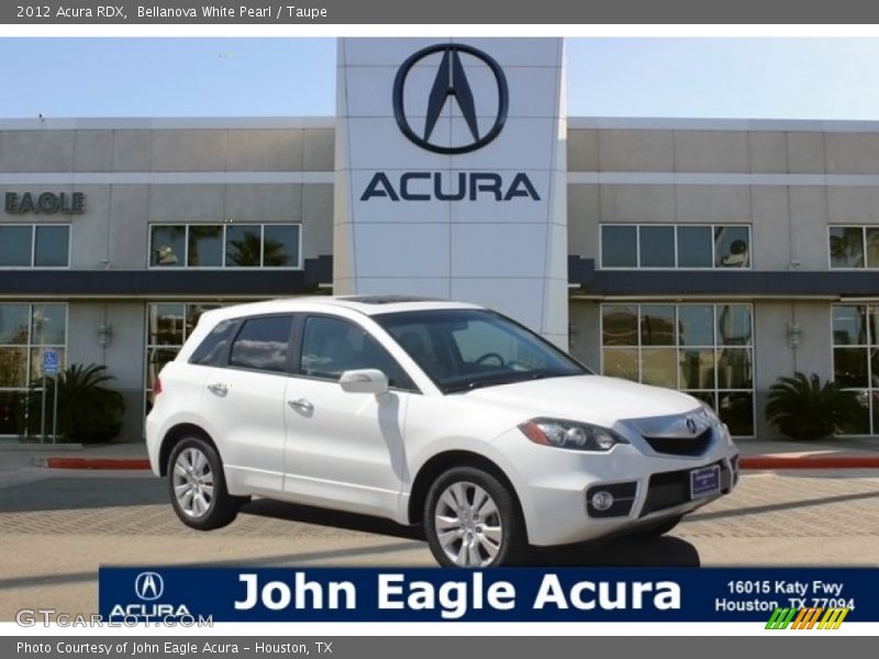 Bellanova White Pearl / Taupe 2012 Acura RDX