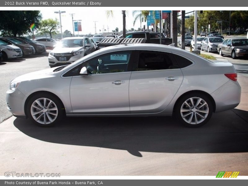 Quicksilver Metallic / Ebony 2012 Buick Verano FWD