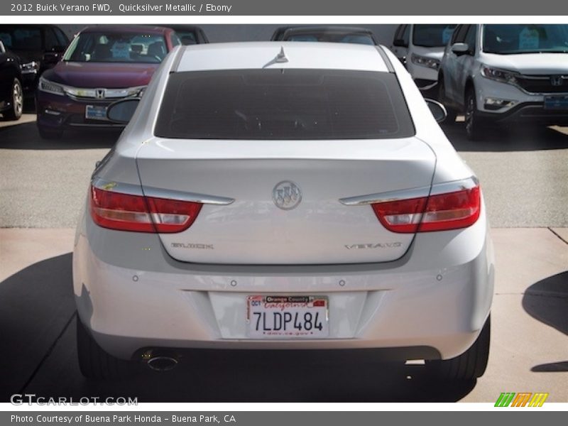 Quicksilver Metallic / Ebony 2012 Buick Verano FWD