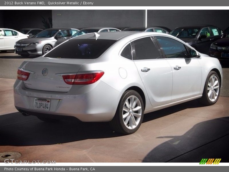 Quicksilver Metallic / Ebony 2012 Buick Verano FWD