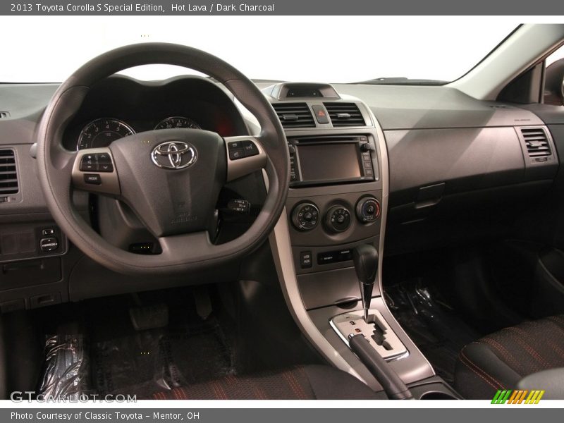 Hot Lava / Dark Charcoal 2013 Toyota Corolla S Special Edition