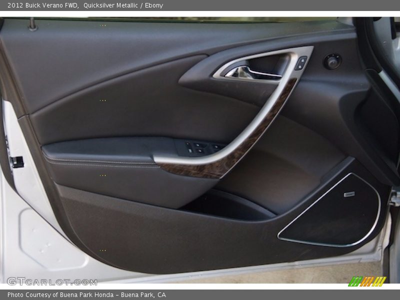 Quicksilver Metallic / Ebony 2012 Buick Verano FWD