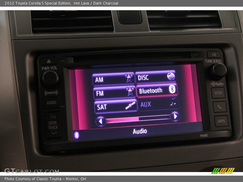 Hot Lava / Dark Charcoal 2013 Toyota Corolla S Special Edition