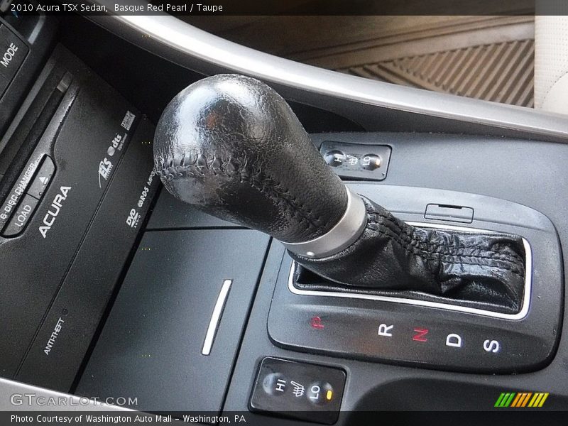 Basque Red Pearl / Taupe 2010 Acura TSX Sedan