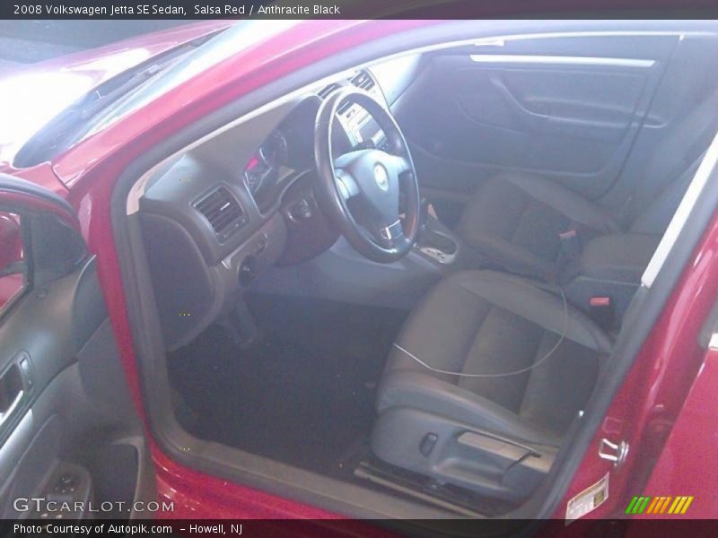 Salsa Red / Anthracite Black 2008 Volkswagen Jetta SE Sedan