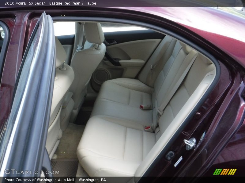 Basque Red Pearl / Taupe 2010 Acura TSX Sedan