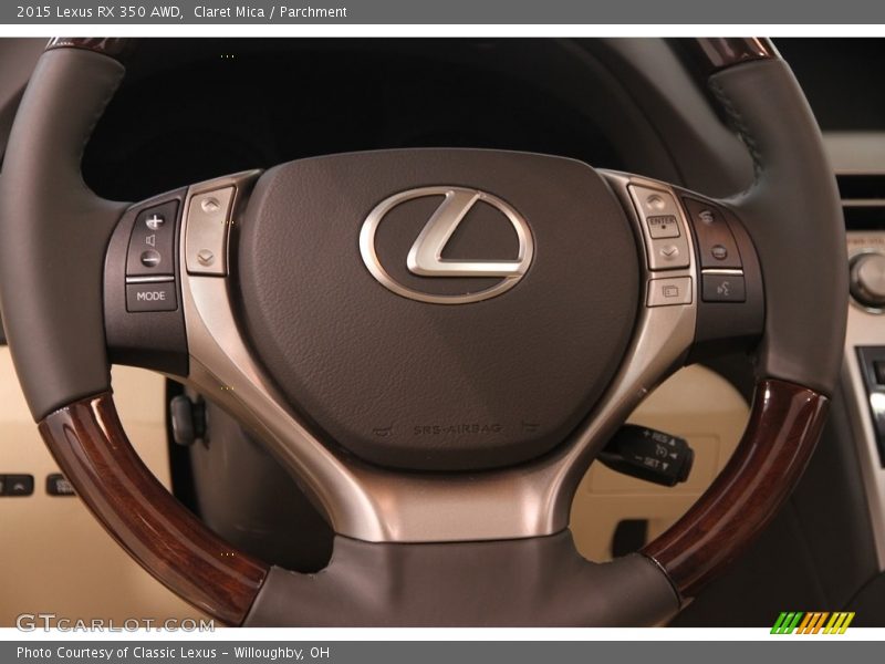 Claret Mica / Parchment 2015 Lexus RX 350 AWD