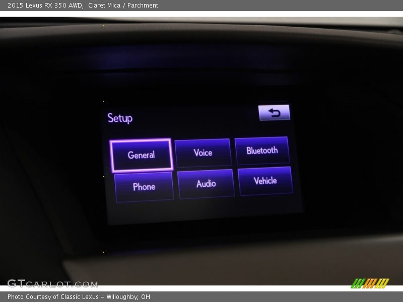 Claret Mica / Parchment 2015 Lexus RX 350 AWD