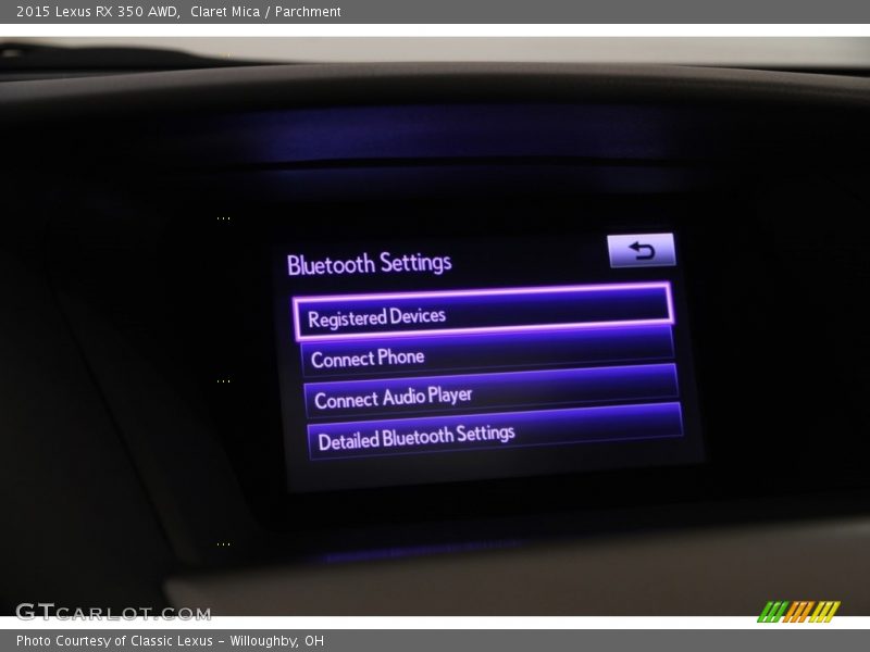 Claret Mica / Parchment 2015 Lexus RX 350 AWD