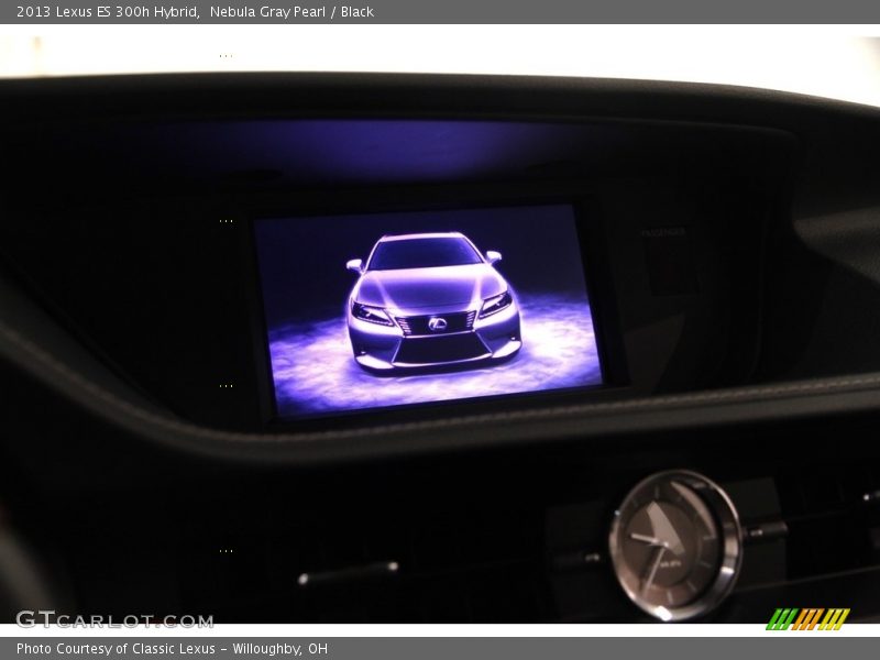 Nebula Gray Pearl / Black 2013 Lexus ES 300h Hybrid