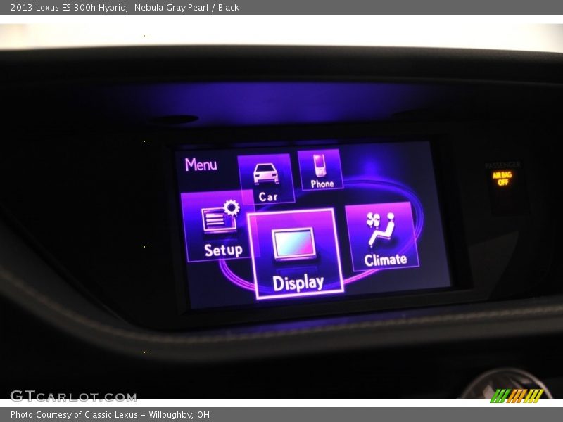 Nebula Gray Pearl / Black 2013 Lexus ES 300h Hybrid