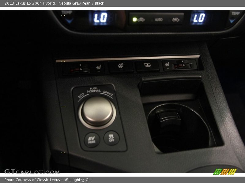 Nebula Gray Pearl / Black 2013 Lexus ES 300h Hybrid