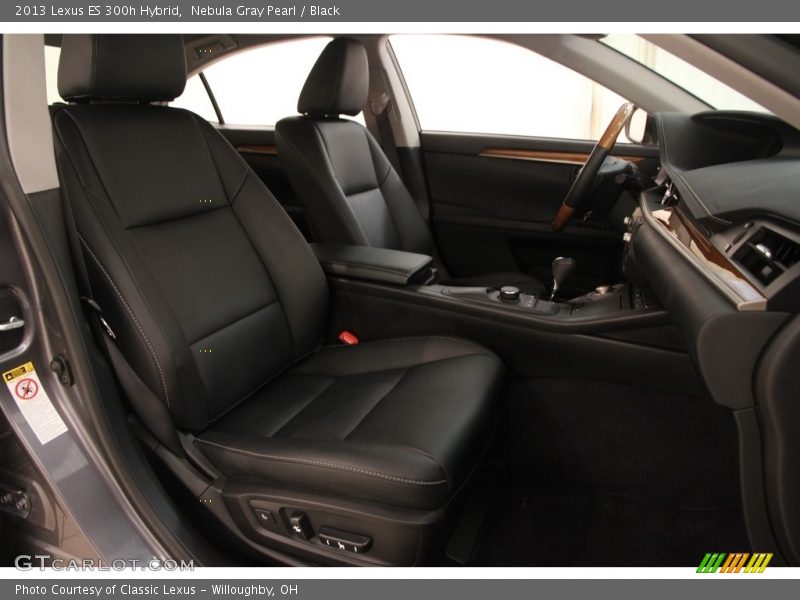 Nebula Gray Pearl / Black 2013 Lexus ES 300h Hybrid