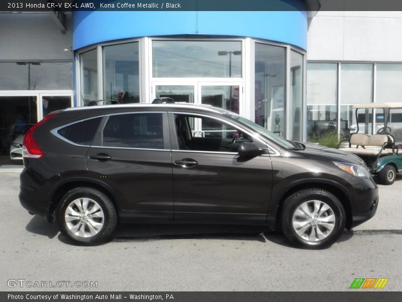 Kona Coffee Metallic / Black 2013 Honda CR-V EX-L AWD