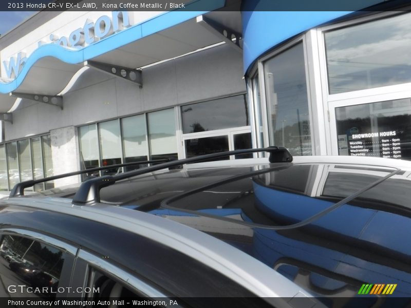 Kona Coffee Metallic / Black 2013 Honda CR-V EX-L AWD