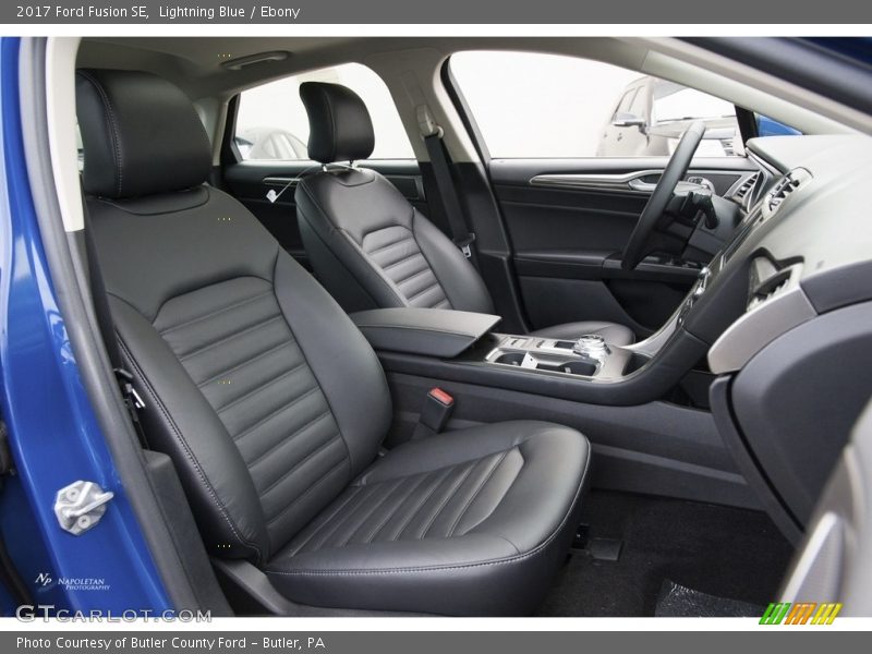 Lightning Blue / Ebony 2017 Ford Fusion SE