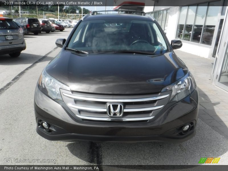 Kona Coffee Metallic / Black 2013 Honda CR-V EX-L AWD