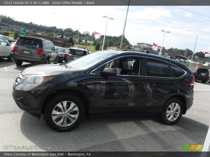 Kona Coffee Metallic / Black 2013 Honda CR-V EX-L AWD