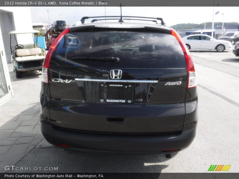 Kona Coffee Metallic / Black 2013 Honda CR-V EX-L AWD