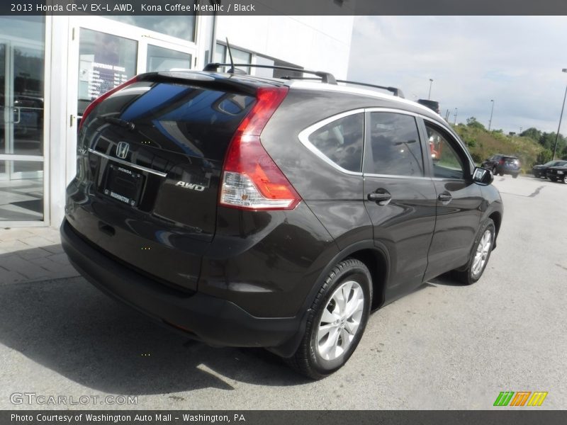 Kona Coffee Metallic / Black 2013 Honda CR-V EX-L AWD