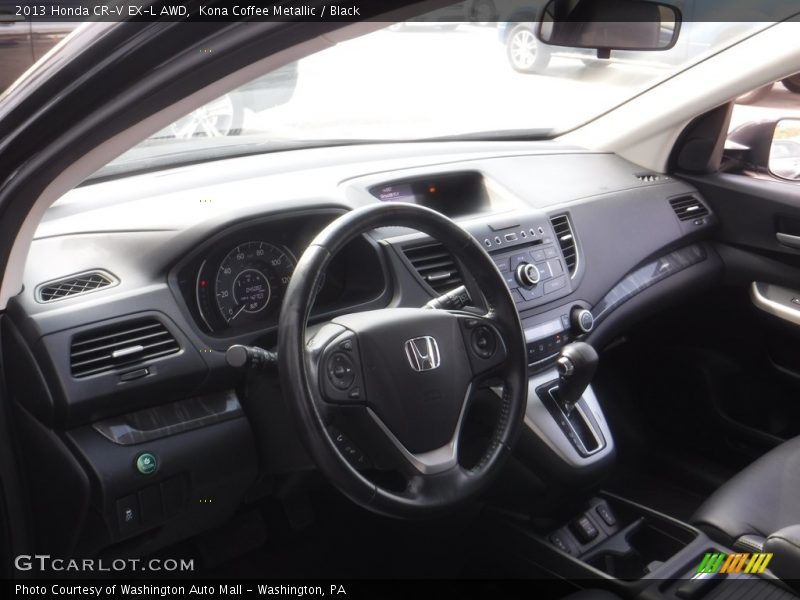 Kona Coffee Metallic / Black 2013 Honda CR-V EX-L AWD