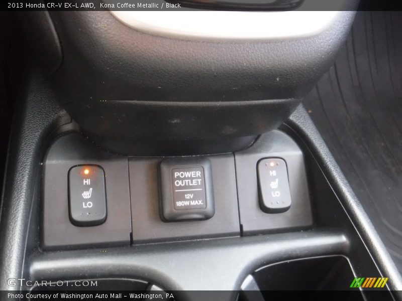 Kona Coffee Metallic / Black 2013 Honda CR-V EX-L AWD