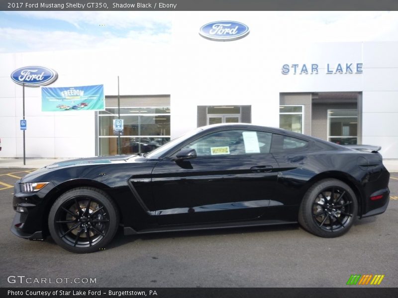 Shadow Black / Ebony 2017 Ford Mustang Shelby GT350