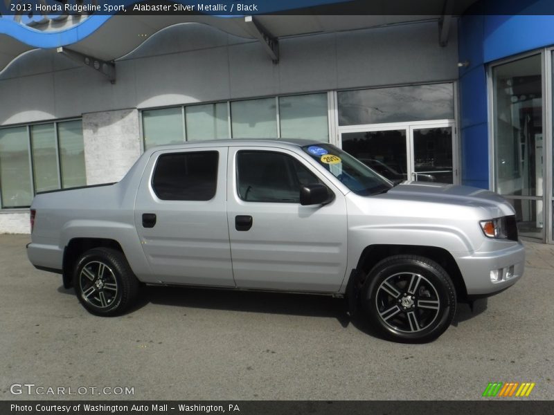 Alabaster Silver Metallic / Black 2013 Honda Ridgeline Sport