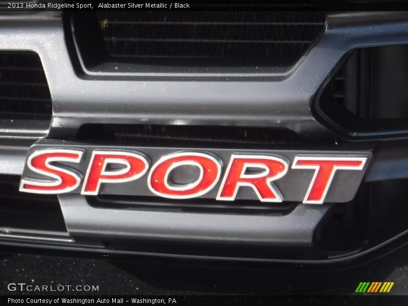 Alabaster Silver Metallic / Black 2013 Honda Ridgeline Sport
