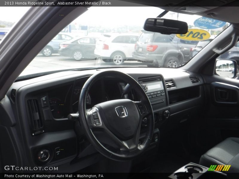 Alabaster Silver Metallic / Black 2013 Honda Ridgeline Sport