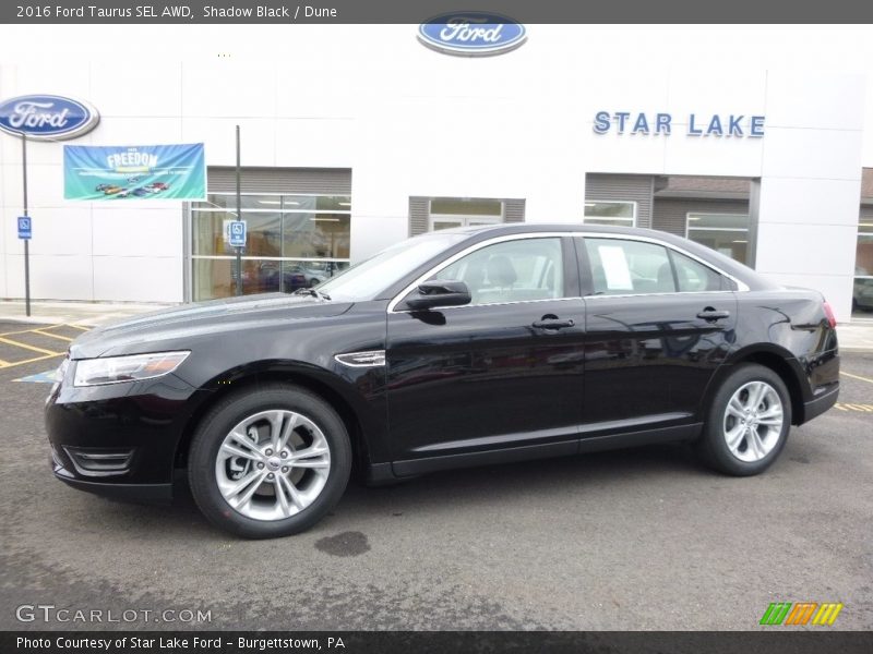 Shadow Black / Dune 2016 Ford Taurus SEL AWD