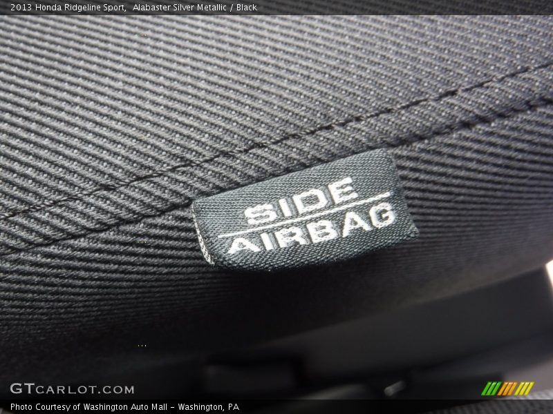 Alabaster Silver Metallic / Black 2013 Honda Ridgeline Sport