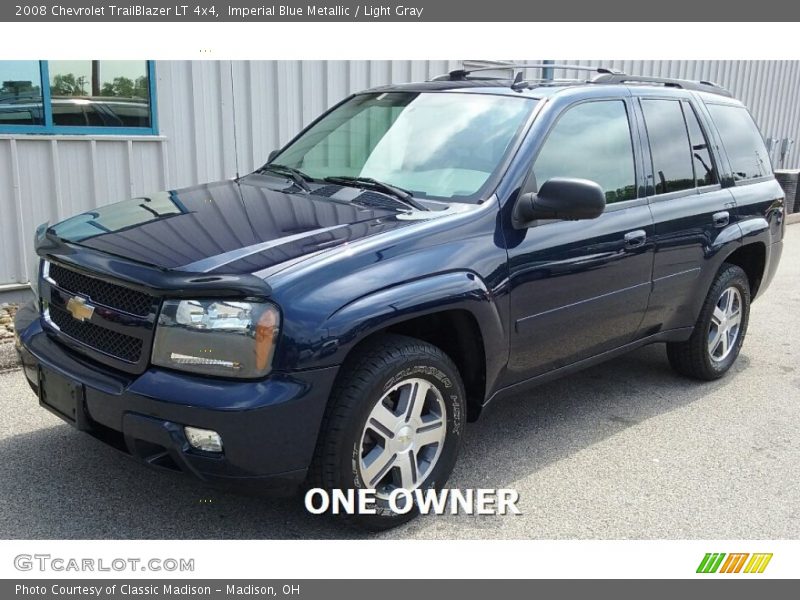 Imperial Blue Metallic / Light Gray 2008 Chevrolet TrailBlazer LT 4x4