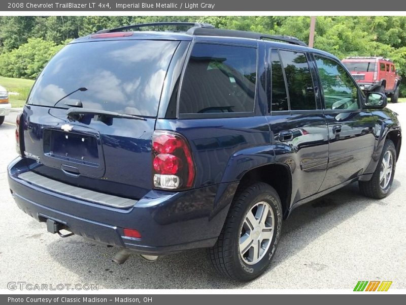 Imperial Blue Metallic / Light Gray 2008 Chevrolet TrailBlazer LT 4x4