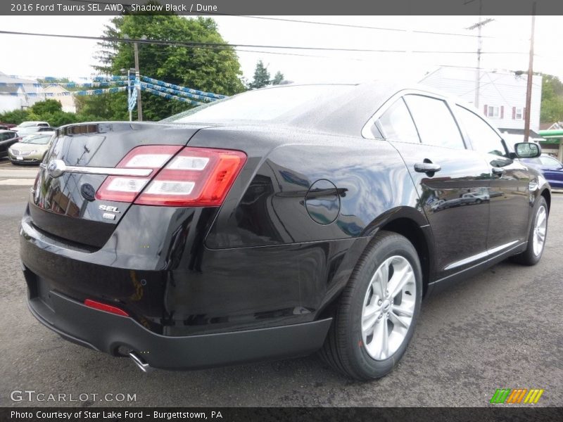 Shadow Black / Dune 2016 Ford Taurus SEL AWD