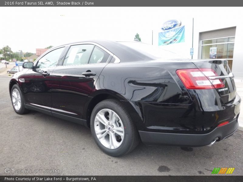 Shadow Black / Dune 2016 Ford Taurus SEL AWD