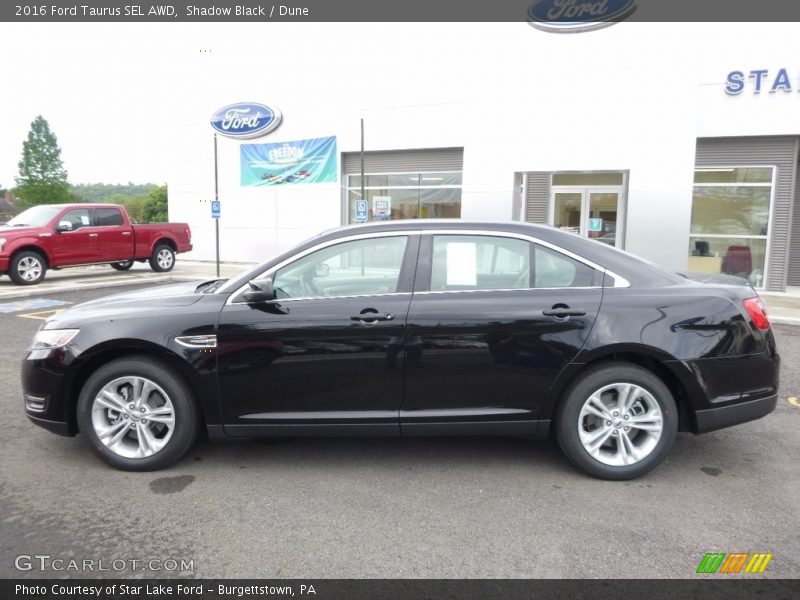 Shadow Black / Dune 2016 Ford Taurus SEL AWD