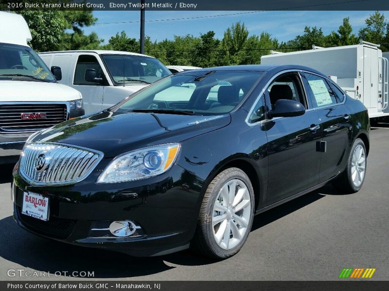 Ebony Twilight Metallic / Ebony 2016 Buick Verano Leather Group