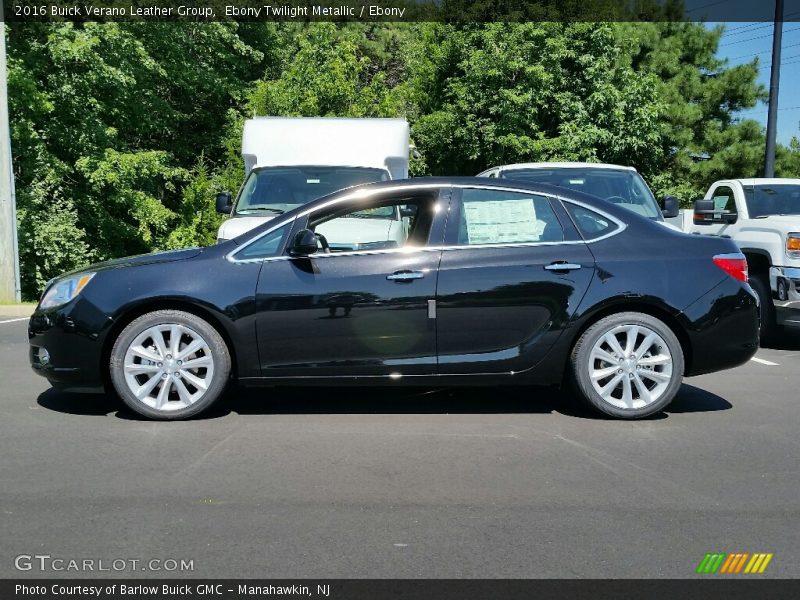 Ebony Twilight Metallic / Ebony 2016 Buick Verano Leather Group