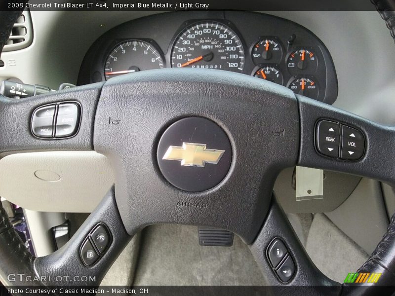 Imperial Blue Metallic / Light Gray 2008 Chevrolet TrailBlazer LT 4x4