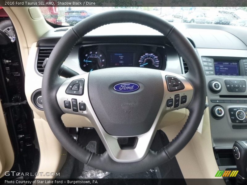 Shadow Black / Dune 2016 Ford Taurus SEL AWD