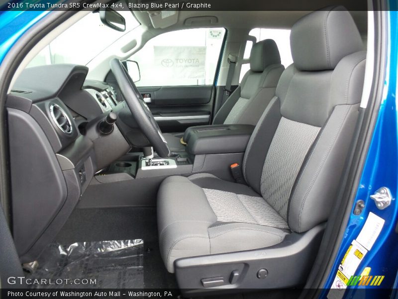Front Seat of 2016 Tundra SR5 CrewMax 4x4