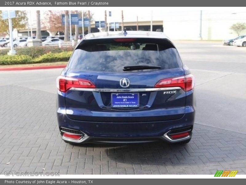 Fathom Blue Pearl / Graystone 2017 Acura RDX Advance